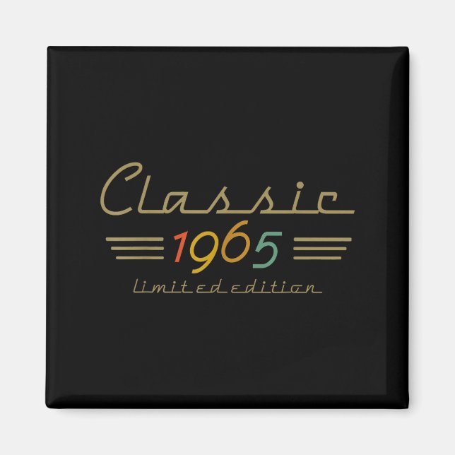 Imã Clic 1965 Limited Edition 60 Year Old 60th Birthda (Frente)