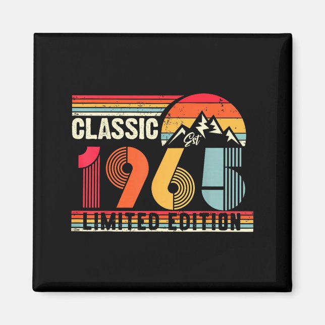 Imã Clic 1965 Limited Edition 60 Year Old 60th Birthda (Frente)