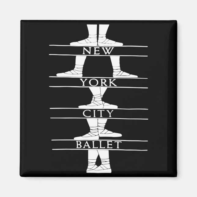 Imã Clic do Ballet da Cidade de Nova York (Frente)