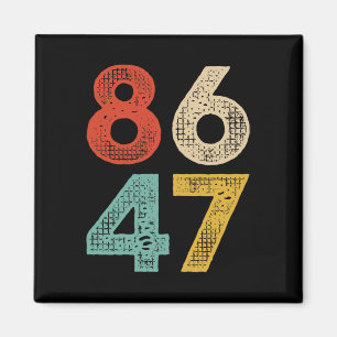 Imã Clic Vintage 86 47 Anti Trump 2025 Impeachment Pre