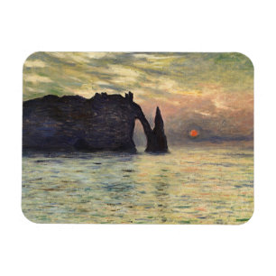Ímã Cliff Etretat, Sunset de Claude Monet