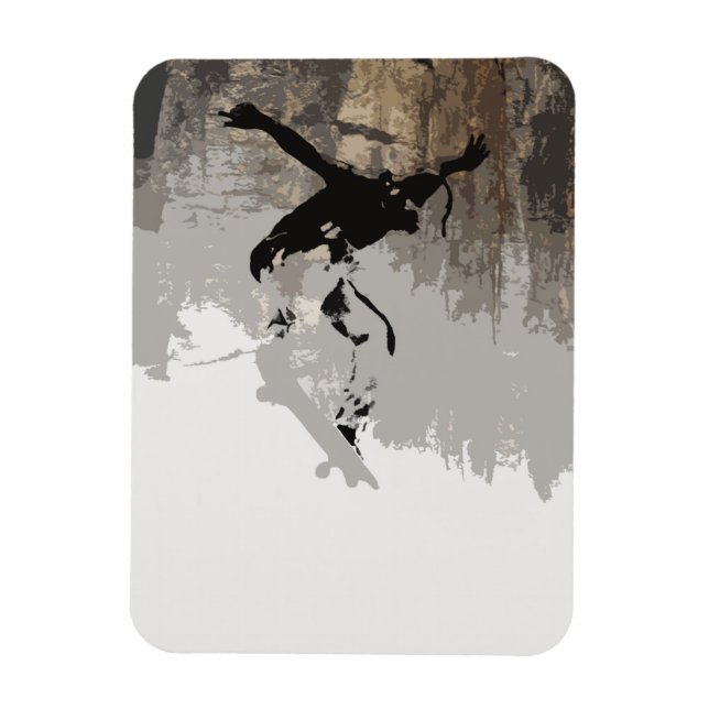 Ímã Cliff Jumping - Skateboarder (Vertical)