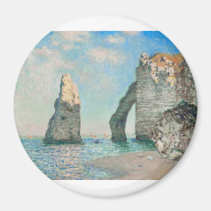 Imã Cliff no Etretat 1885 por Claude Monet