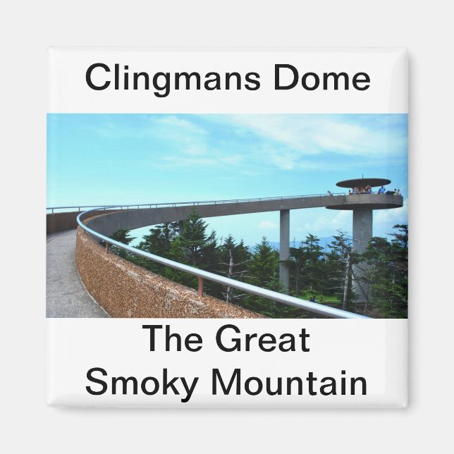 Imã Clingmans Dome: A Montanha Enfumaçado (Frente)