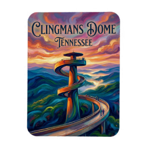 Ímã Clingmans Dome Tennessee