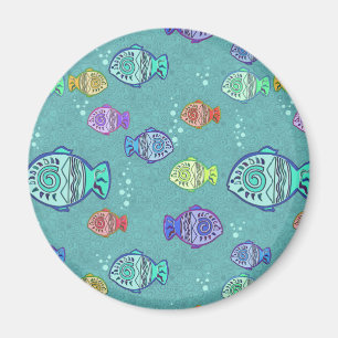 Imã Clip-Art Fish Pattern + suas ideias