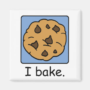 Imã Clipart de Desenho Animado Biscoito de Chocolate D