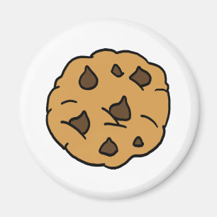 Imã Clipart de desenho animado Biscoito de chocolate G