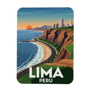 Ímã Clipes de Lima Peru Viagem