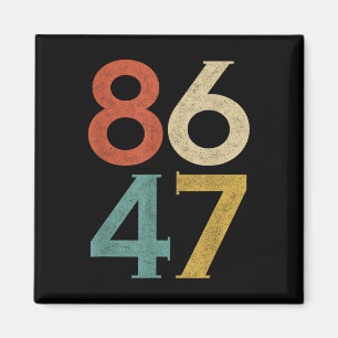 Imã Clique em Estilo Vintage 80s Estilo 86 47 Anti Tru
