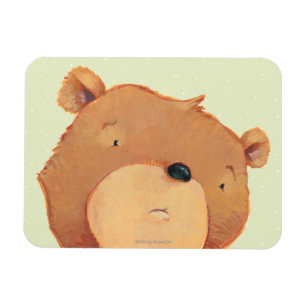 Ímã Close up do urso de Brown grande