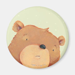 Imã Close up do urso de Brown grande
