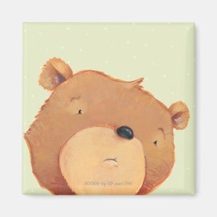 Imã Close up do urso de Brown grande