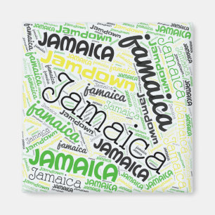 Imã Cloud do Word Jamaica
