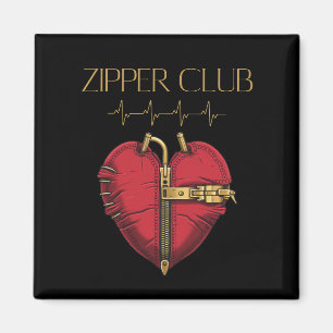 Imã CLUB ZIPPER, transplante cardíaco, cirurgia de cor