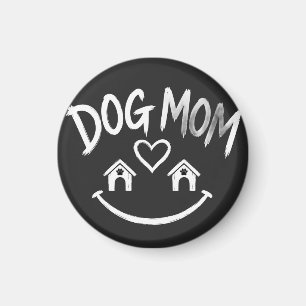 Imã Clube da Mamãe de Cachorro – Design Fofo para Aman