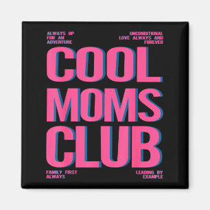Imã Clube das mães legais retrô feliz dia das mães mam