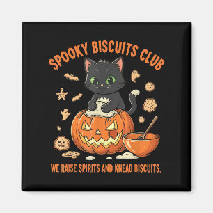 Imã Clube de Biscoitos Assustadores Gato Divertido Hal