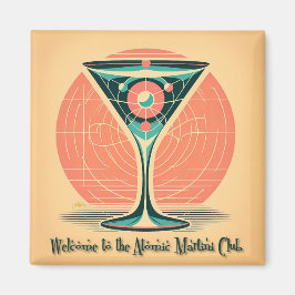 Imã Clube de Coquetel Martini Atômico de Entrelaçament