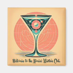 Imã Clube de Coquetel Martini Atômico de Entrelaçament