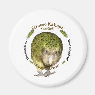 Imã Clube de fãs do Kakapo do siroco