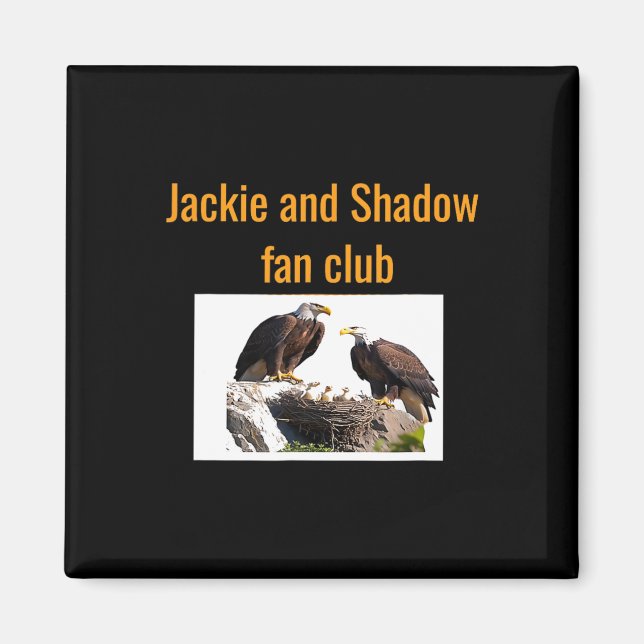 Imã Clube de Fãs Jackie e Shadow Águias  (Frente)