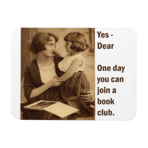 Ímã Clube de leitura, sim caro