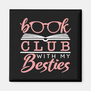 Imã Clube de Livro Com Minhas Besties