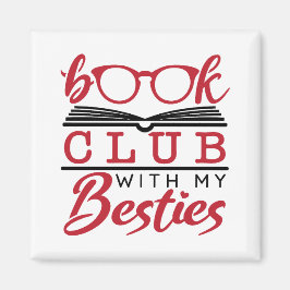 Imã Clube de Livro com Minhas Besties