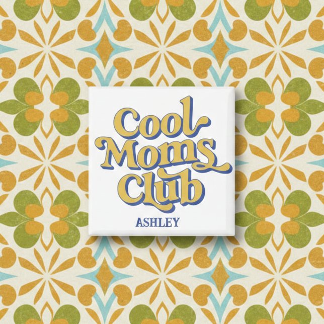 Imã Clube de Mães Incríveis Citação de Mãe Confidente  (Criador carregado)