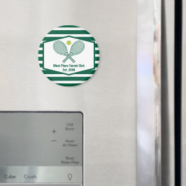 Imã Clube de País Personalizado de Tênis em Greve Verd