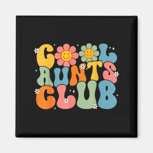 Imã Clube de tias legais sorriso retrô groovy tia tiaz