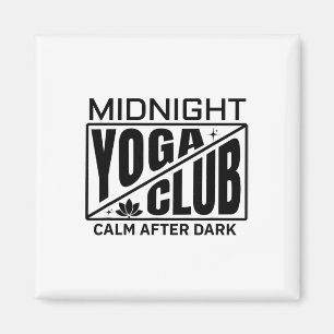 Imã Clube de Yoga à Meia-Noite Instrutor Divertido de