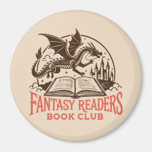 Imã clube do livro de leitores de fantasia