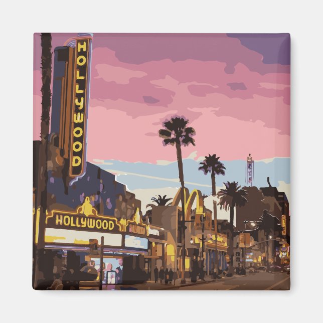 Imã Clube noturno da Califórnia roxo los angeles (Frente)