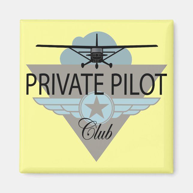 Imã Clube Piloto Privado (Frente)