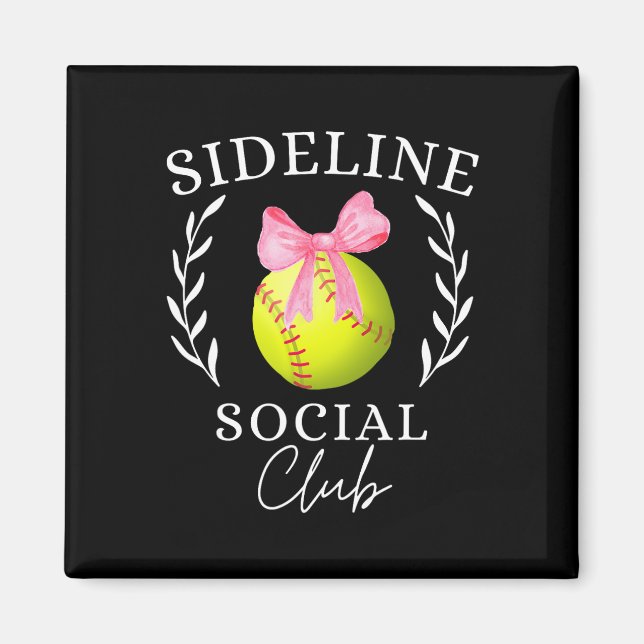 Imã Clube Social da Linha Lateral Coquete Softll Mãe I (Frente)