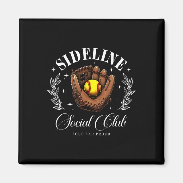Imã Clube Social da Linha Lateral Correspondência de M (Frente)