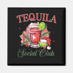 Imã Clube Social de Tequila Cauda de Tequila Bebendo N