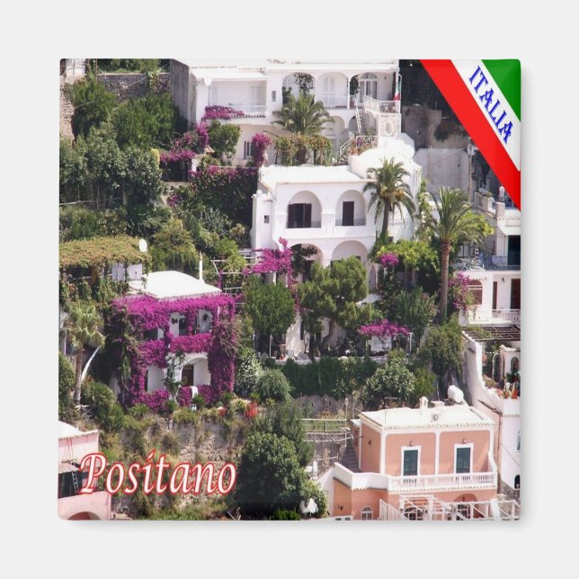 Imã CMP043 POSITANO - AMALFI COAST - Itália - Frigoríf (Frente)
