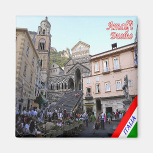 Imã CMP141 AMALFI - Praça Duomo - Itália - Fecho