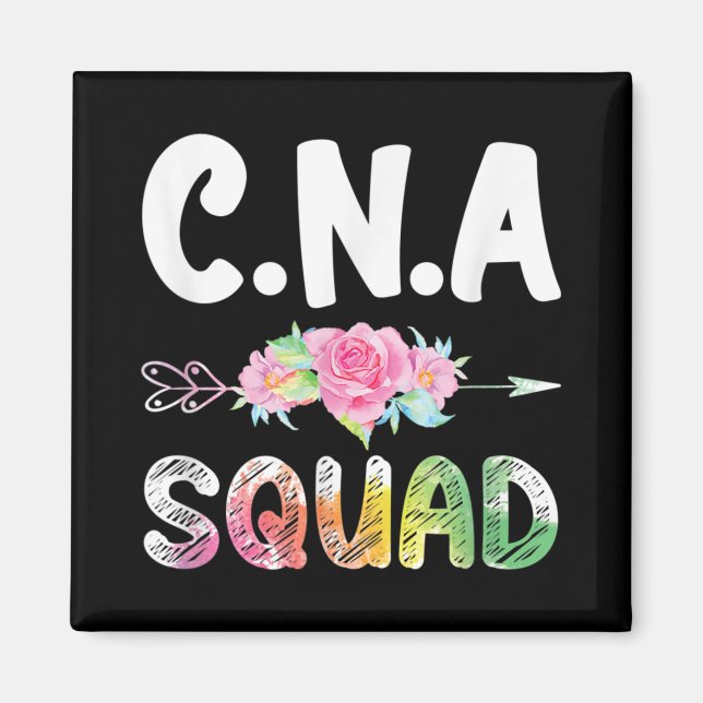 Imã CNA Nurse Squad Certified Nursing Assistant (Frente)