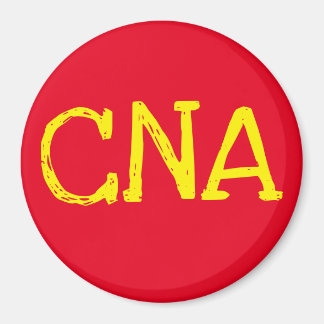 Imã CNA vermelho amarelo