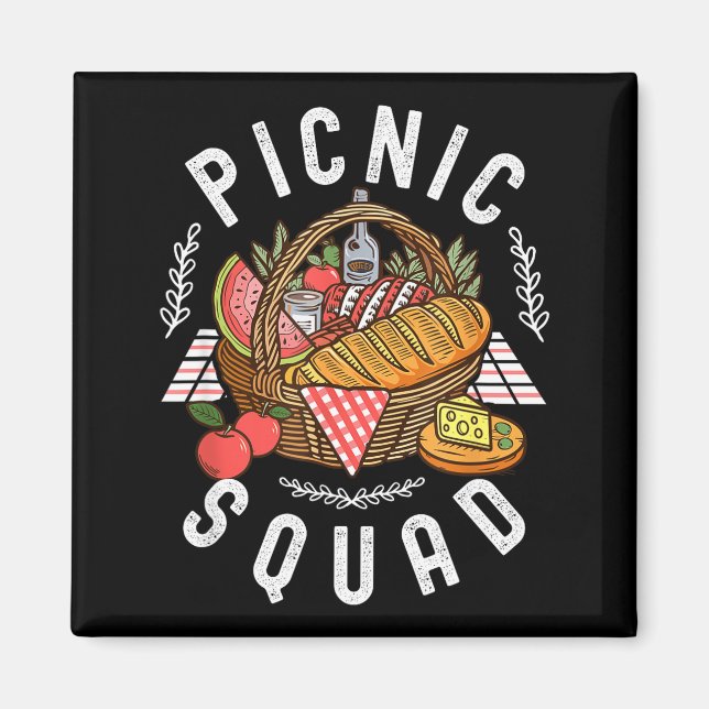 Imã Cnic Squad Funny Family Reunion Friends Cnicking Q (Frente)