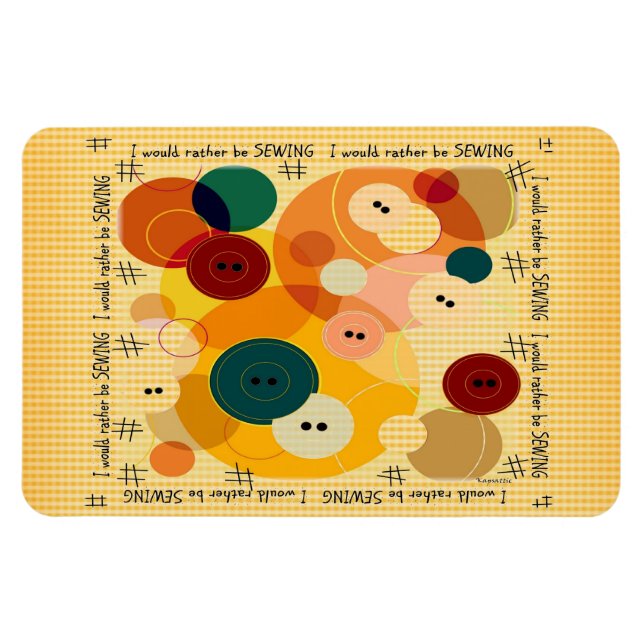 Ímã Coalho Premium de costura (Horizontal)