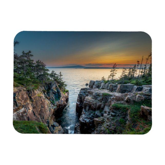 Ímã Coastline | Acadia National Park, Maine (Horizontal)