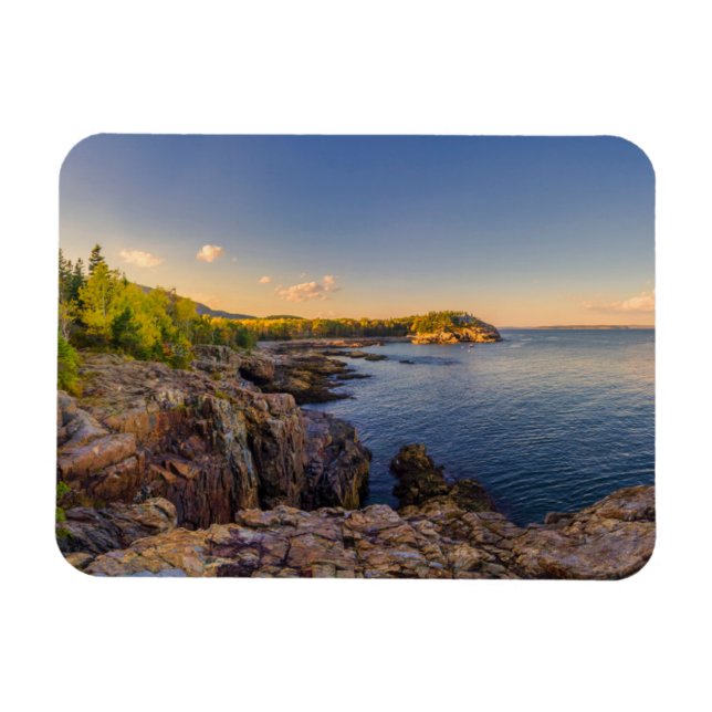 Ímã Coastline | Acadia National Park, Schooner Head (Horizontal)
