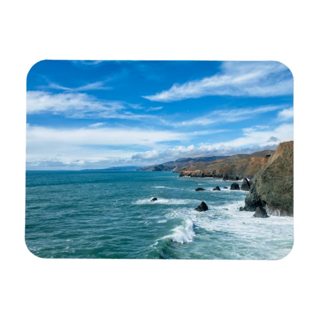 Ímã Coastline | Marin Headlands, Califórnia (Horizontal)