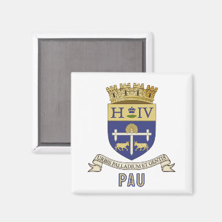 Imã Coat of Arms of Pau, Pyrénées-Atlantiques (FRANCE)