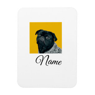 Ímã Cobertor personalizado com foto de animal colorido